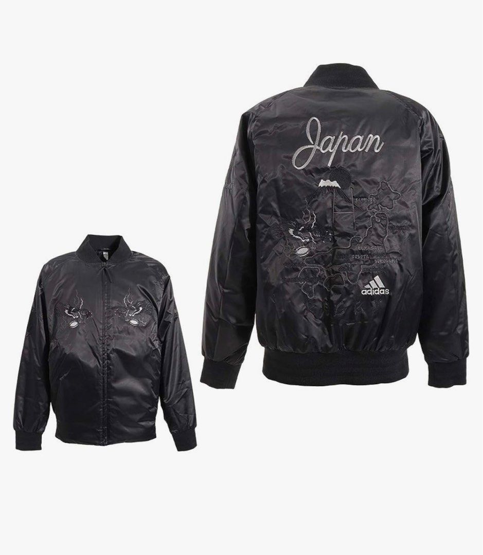 Adidas All Black Sukajan outware original Jepang PL