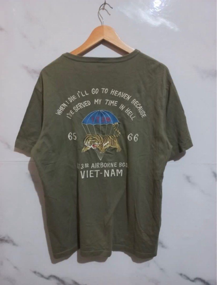 Avirex Shirt - VIETNAM (Category: Tshirts & Polo Shirts ) located in Rizal. Submitted by rcatr (Listing ID 1367488368, Image 3). Description: AVIREX Vietnam Embroidered shirt XL Width: 23 in Length: 29 in No issues.