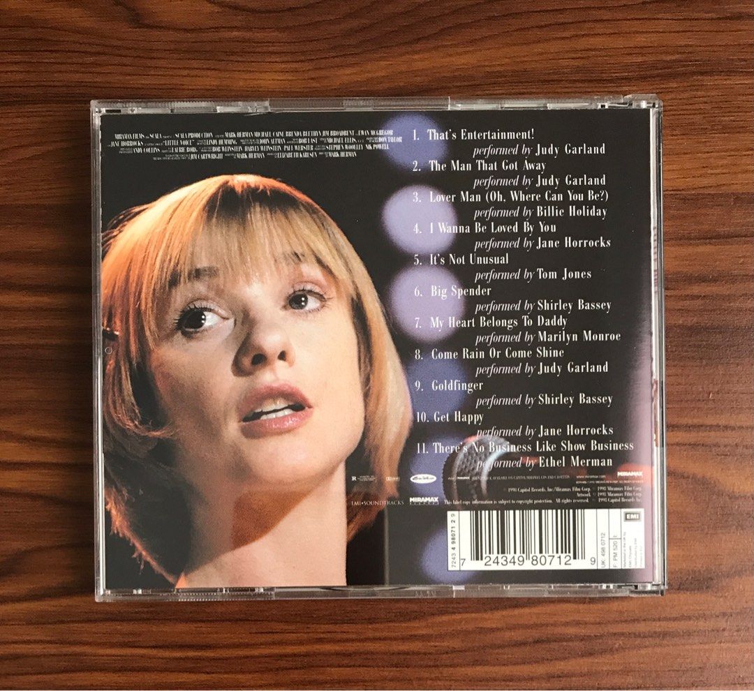 CD OST: Little Voice Miramax movie / featuring classic songs, song list in  description (UK press), Hobbies & Toys, Music & Media, CDs & DVDs on  Carousell