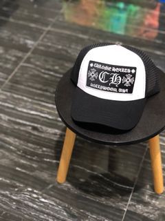 Chrome heart trucker hat