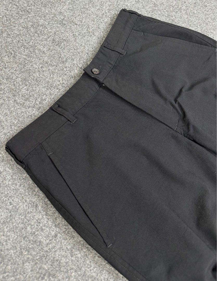 Comme des Garcons - Wool Trouser in Black (Category: Trousers) located in Manila. Submitted by scissor.2fifthy (Listing ID 1367579439, Image 3). Description: Comme des Garcons - Wool Trouser in Black Tagged size: Small (see measurement) Made in Japan Material: 100% Wool 90/100 condition rate Gently used Flaw: None Very presentable Check all photos for more details and information. Dimensions Length 33 Inches Waist 29 Inches Leg opening 6.5 Inches