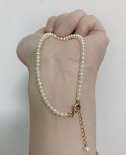 （現貨)周大福珠寶專櫃正品CTF JEWELLERY AU750 ROSE GOLD PEARL BRACELET 18k玫瑰金珍珠手鏈64234154790657110