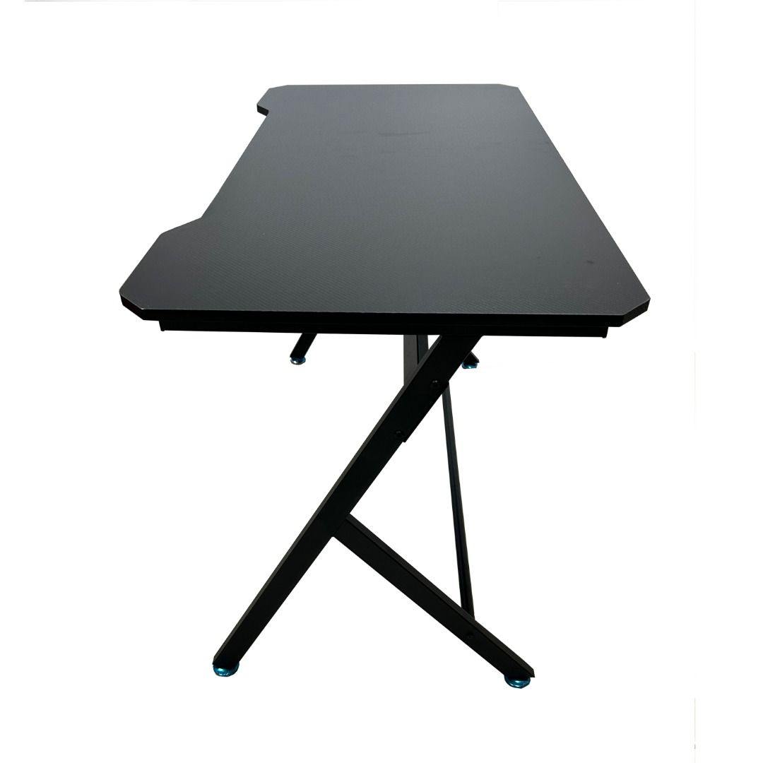 Ergodynamic GD12060BLK Gaming Desk Study Table (Category: Tables & Sets) located in Taguig. Submitted by costuless.taguig (Listing ID 1324837679, Image 2). Description: Item Code: GD12060BLK SALE PRICE: ₱4,599.00 Note: Price may change without prior notice. ERGODYNAMIC GAMING DESK STUDY TABLE ♡ Color: Black ♡ Size:1200 x 600 x 760mm ♡ 15mm Carbon Fiber Surface ♡ 40 x 20 cold roll Steel frame ♡ Table frame: Power coated metal ♡ Ideal for home offi