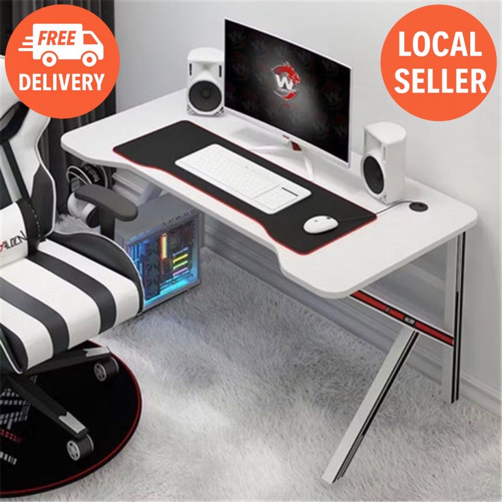 [FREE DELIVERY] Gaming Computer Desk Table | Ergonomic Gamer Work Table ...