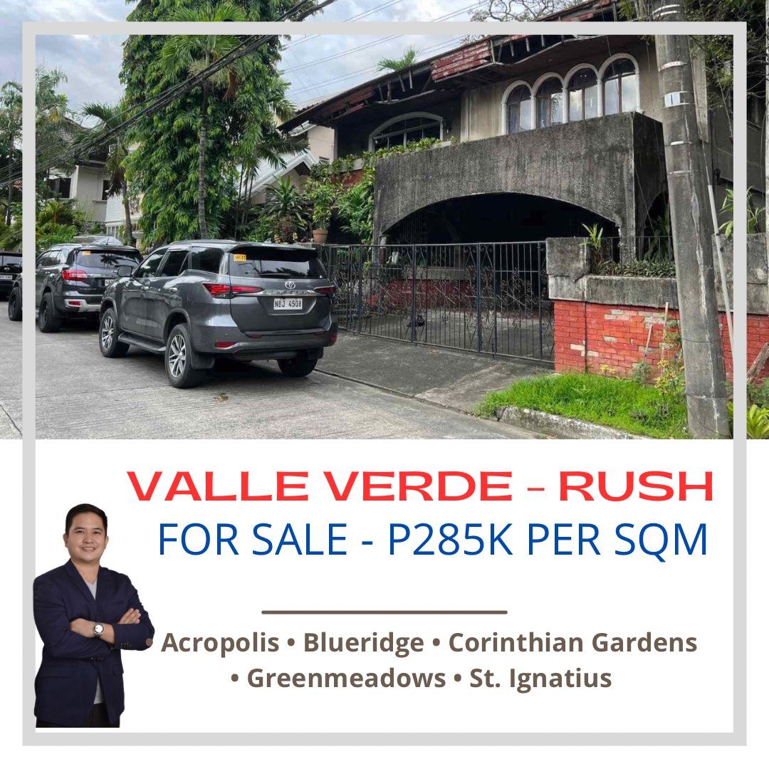 Grab this property while its still available in Valle Verde Pasig (Category: House & Lot) located in Taguig. Submitted by brokerhanstaneo_09178038728 (Listing ID 1367652769, Image 1). Description: Valle Verde 2 House for Sale Lot size: 425 sqm Valued as Lot Facing South.