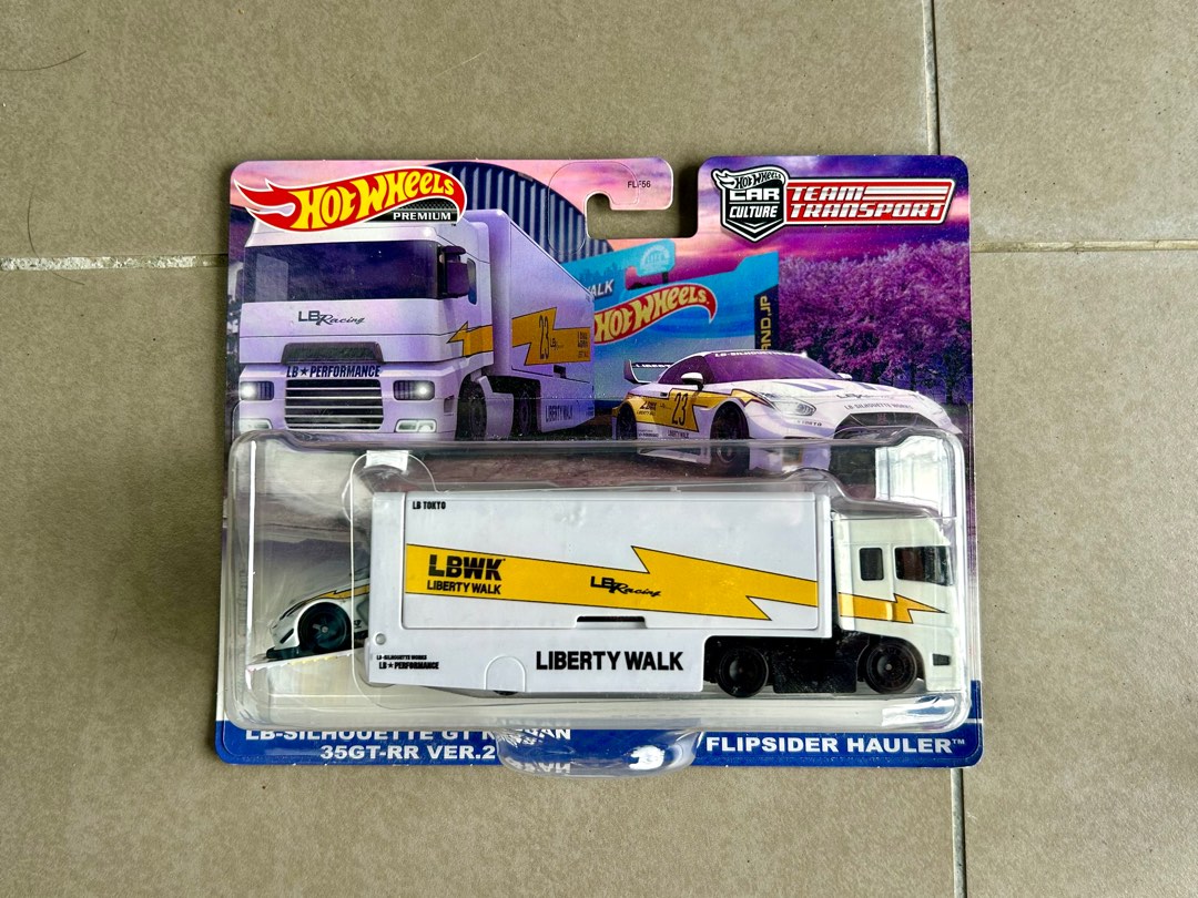 HOT WHEELS TEAM TRANSPORT LBWK GT NISSAN 35 GT-RR, Hobbies & Toys, Toys ...