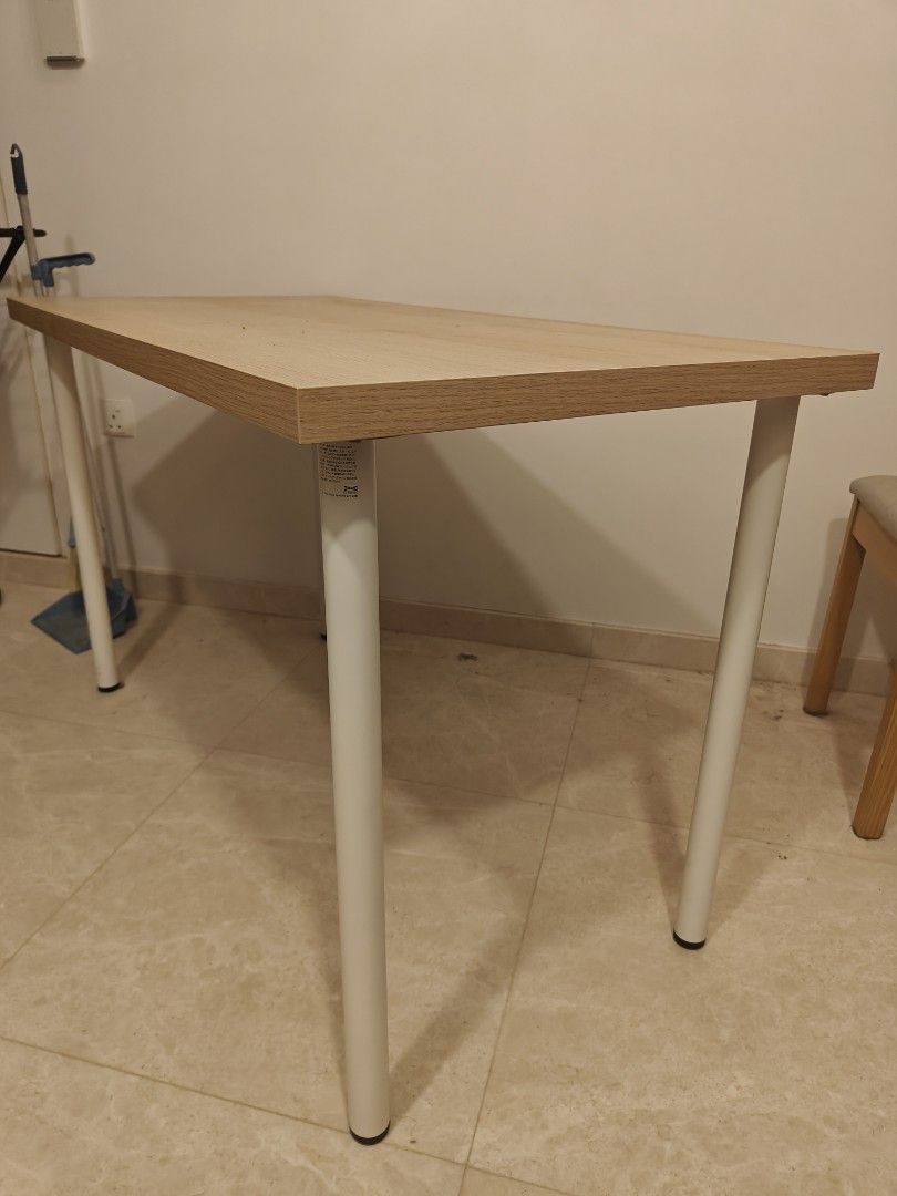 IKEA Table (Category: Tables & Sets) located in Singapore. Submitted by killingfeet (Listing ID 1367159984, Image 3). Description: IKEA table, 120cm X 60cm, original price 69. good as new. pick up at 518213. is dismantled alr.