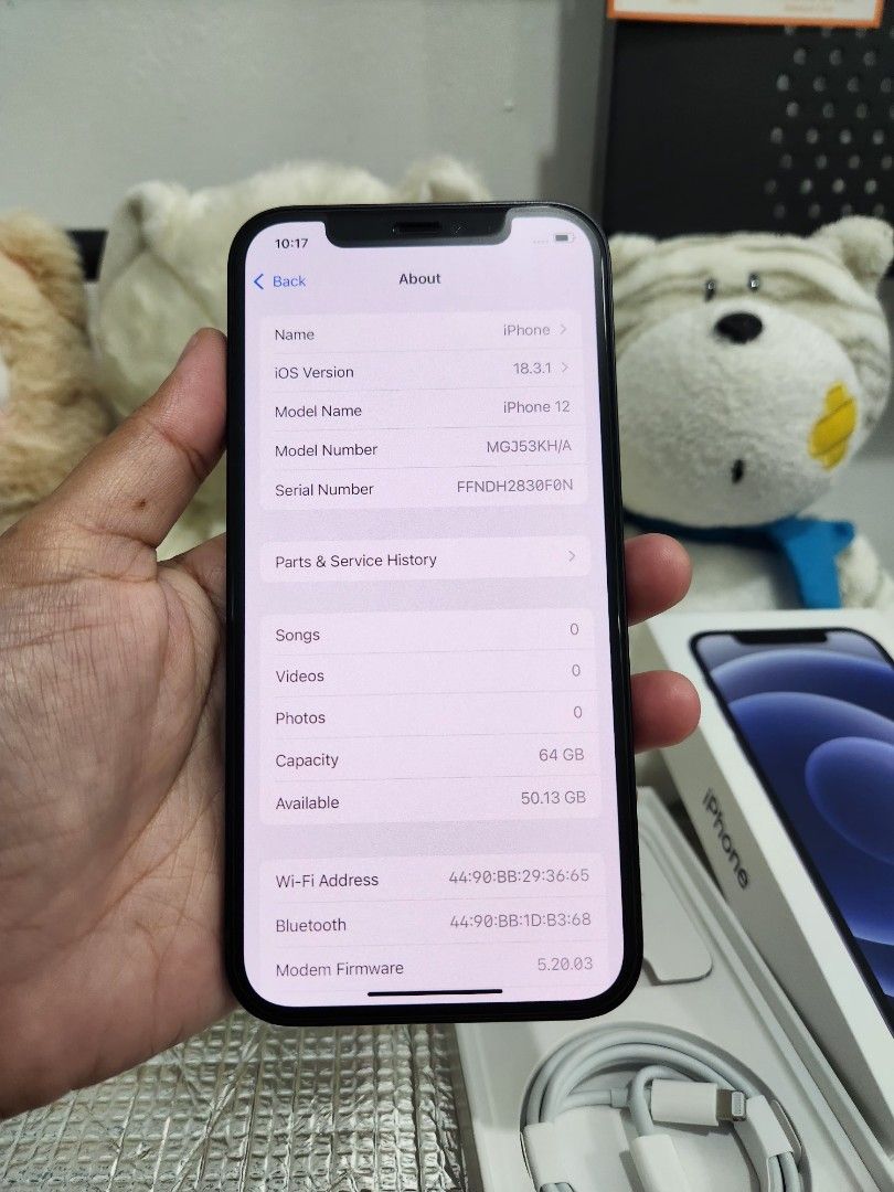 IPHONE 12 64GB no swap (Category: iPhone 12 Series) located in Mandaluyong City. Submitted by cellspaceph (Listing ID 1367531770, Image 3). Description: IPHONE 12 64GB factory unlocked 76% battery health All working Any sim No issue Php12,500 ‼️ with original box no swap.
