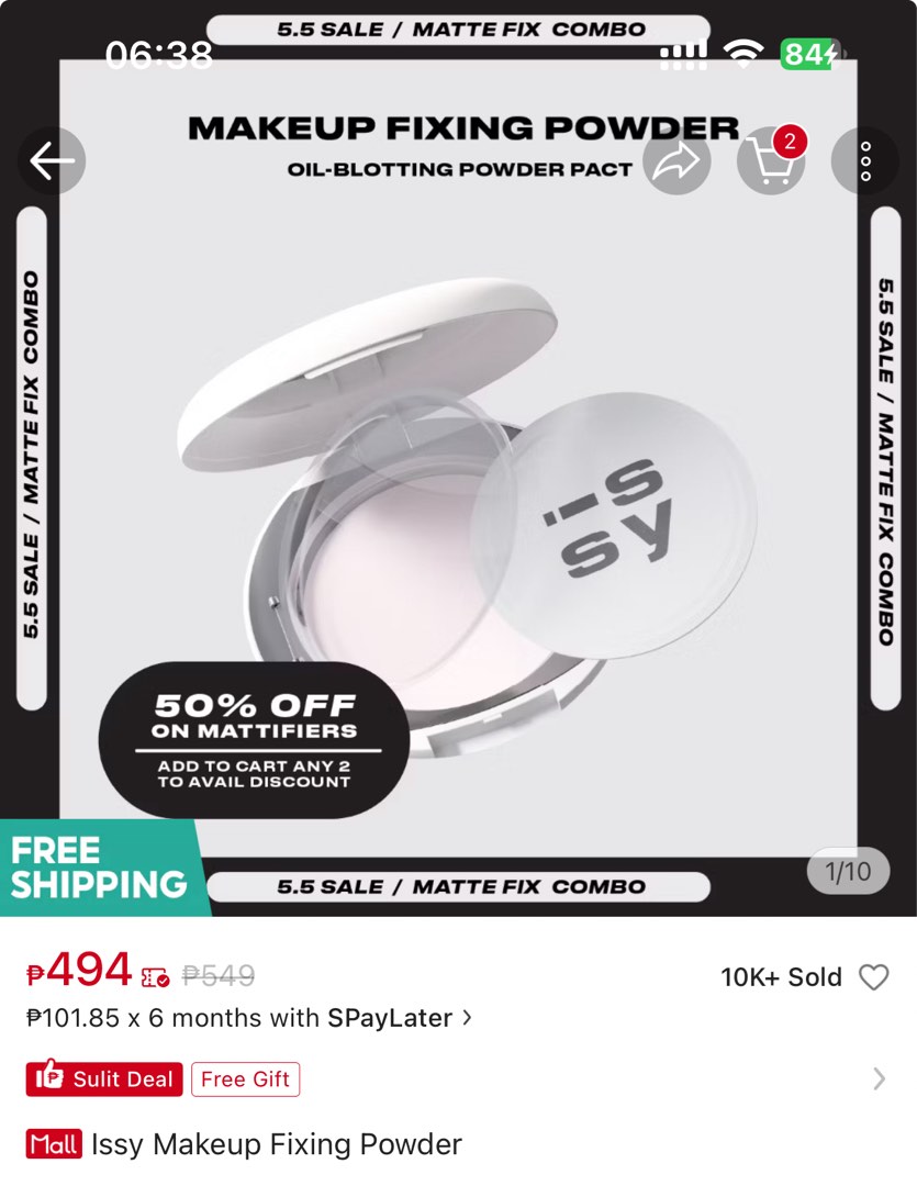 issy makeup fixing powder, Beauty & Personal Care, Face, Makeup on ...