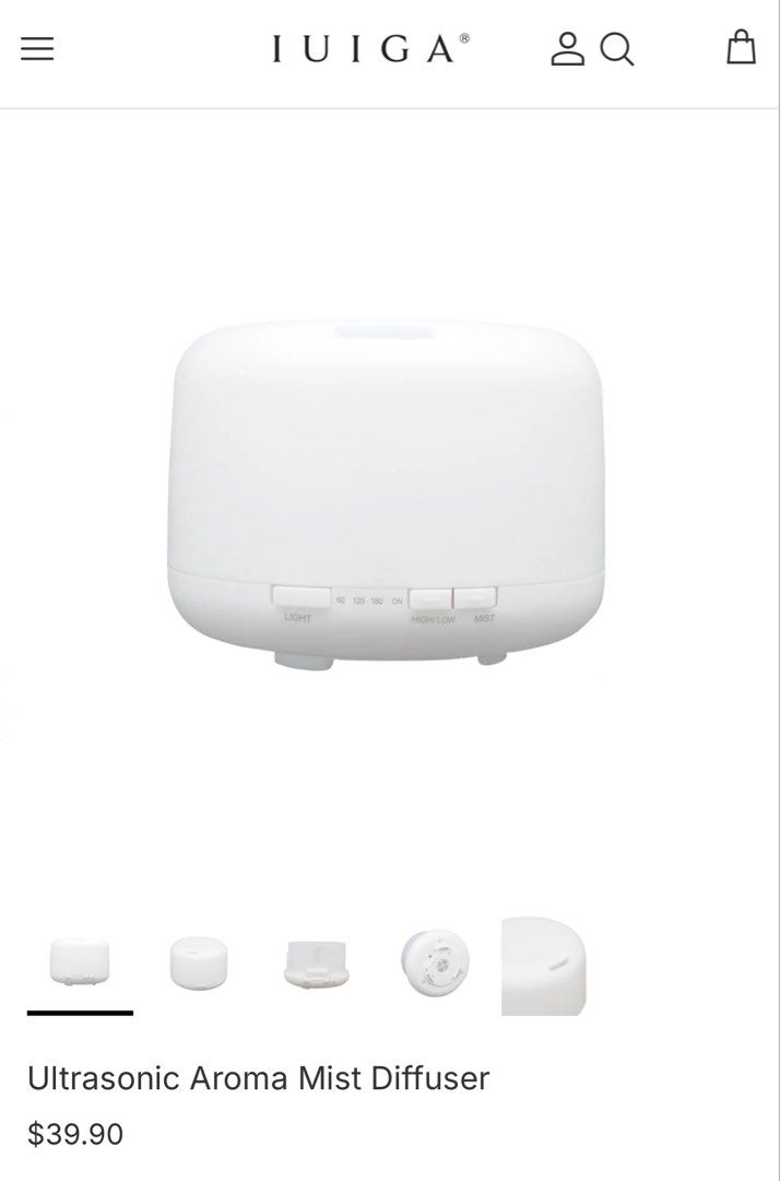 Iuiga Ultrasonic Aroma Mini Diffuser65074881723137111