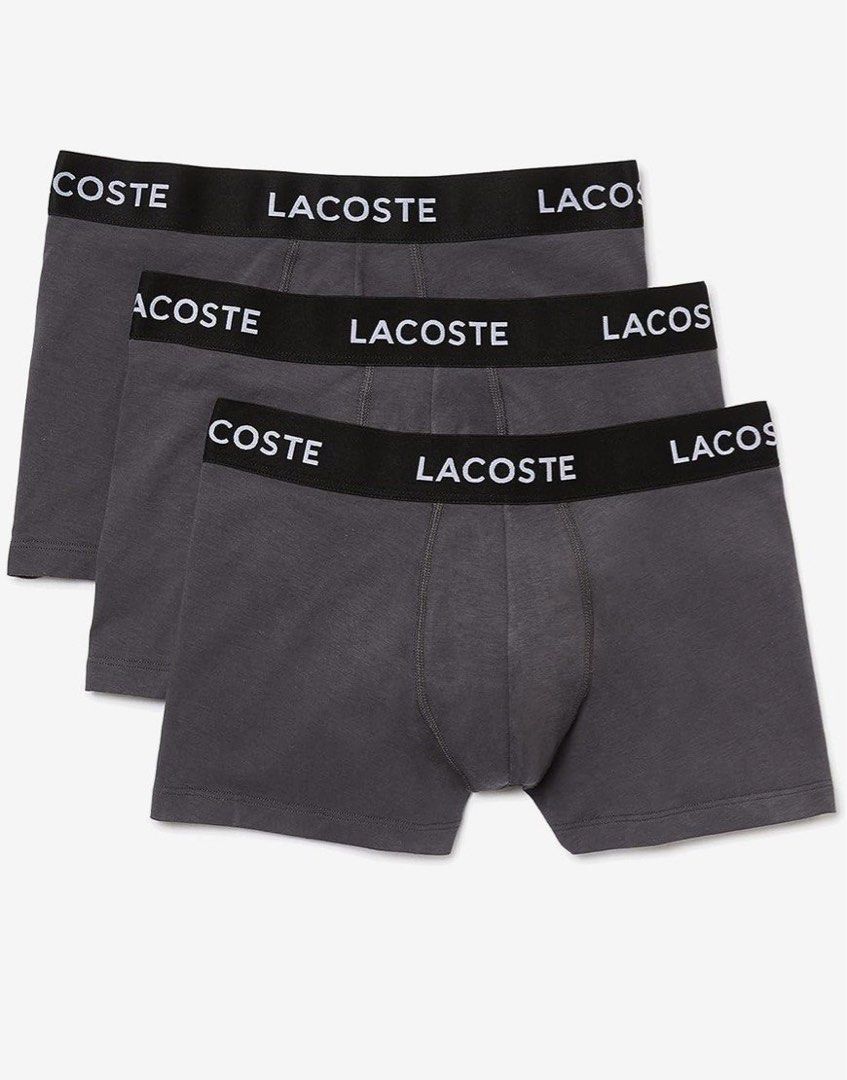 Lacoste 3 Pack Boxers (Category: Underwear) located in Mandaluyong City. Submitted by mayanimosity (Listing ID 1367546208, Image 1). Description: Lacoste 3 Pack Boxers (Original) 100% Cotton Brand New Size: Medium (see uploaded pic for dimes) Last Price: 2000 (SRP: PHP3250) Ships from Plainview Mandaluyong to ve paid and arranged by buyer.