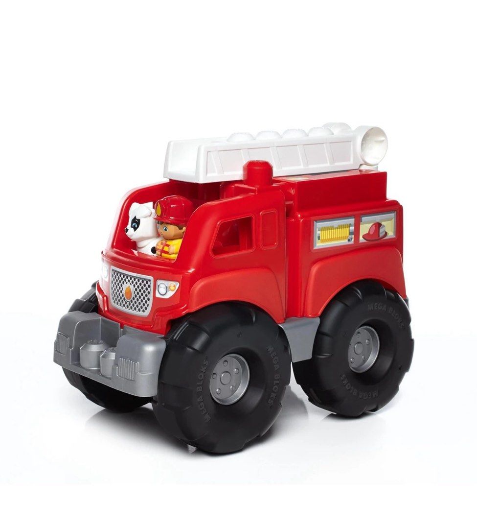 Mega blocks Fire truck (Category: Kids Toys) located in Quezon City. Submitted by mcv1102 (Listing ID 1367559397, Image 2). Description: Preloved Big fire truck by mega blocks For pretend play ✅Good condition.
