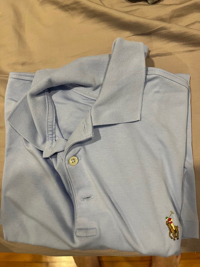 Polo ralph lauren dri-fit blue shirt (Category: Tshirts & Polo Shirts) located in Singapore. Submitted by clearancethingymagicks (Listing ID 1367661811, Image 1). Description: Only worn once .