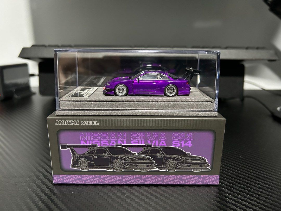 1/64 MORTAL 日産　シルビア S14 2025 HEC限定　パープル 1/64 MORTAL 日産 シルビア S14 2025 HEC限定 パープル