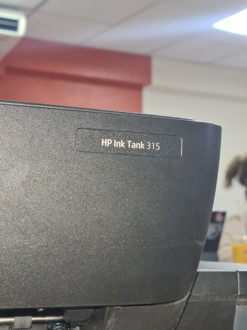 SECOND HAND OLD PRINTER HP INK 315 (Category: Printers, Scanners & Copiers) located in Las Pinas. Submitted by junniesthings (Listing ID 1367541085, Image 2). Description: OLD PRINTER HP INK TANK 315 FOR SALE ONLY FOR 3500 RFS: DECLUTTERING .