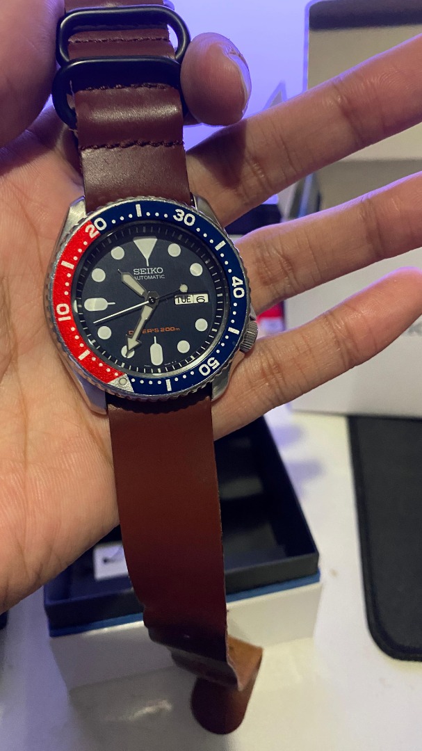 Seiko Pepsi SKX009 7s26 0020 A0 Automatic Diver Original preloved DRX  2nd goods