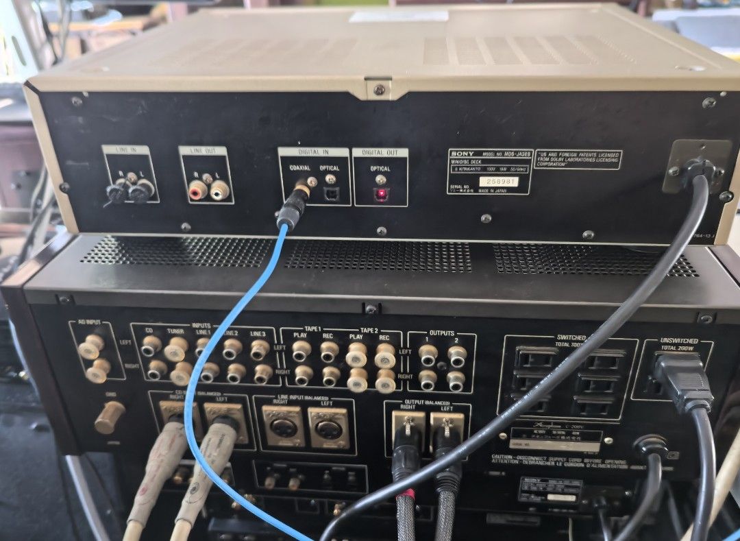 Sony MDS-JA3ES (Category: Other Audio Equipment) located in Singapore. Submitted by presvin (Listing ID 1367493186, Image 2). Description: Sony best MD player in mid 90s, original working condition. Used as DAC. Purchased in Japan, 100Vac in mint condition. $.