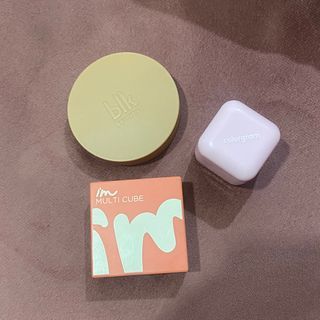 take all korean makeup bundle colorgram heartlighter i’m meme multicube blk soft blur bronzer