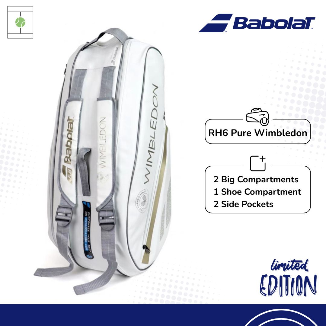 Babolat - バボラ ウィンブルドン ラケットバッグ／RH 6 PURE