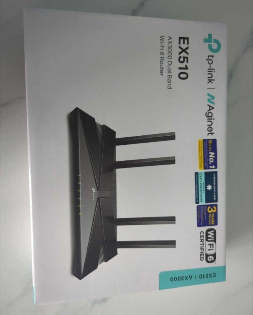 TP-Link EX510 AX3000 Wi-Fi Router BRAND NEW, Computers & Tech, Office ...
