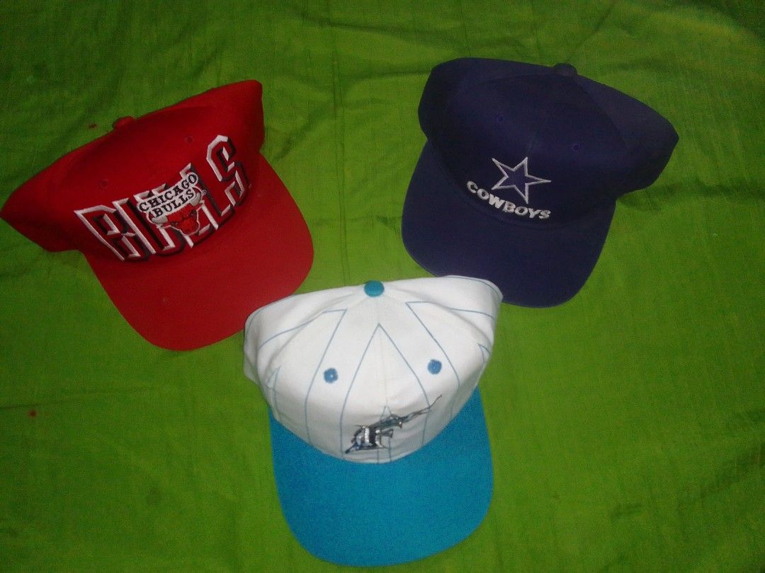Vintage cap aspack (Category: Activewear) located in Cebu City. Submitted by underrated2000 (Listing ID 1367557240, Image 1). Description: bulls big letters Marlins OG logo cowboys OG logo pm for more details negotiable!.