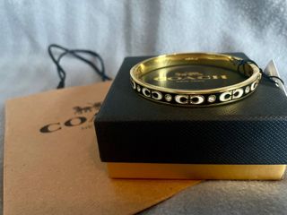 🈹 母親節禮物 限量 返貨2隻 情人 禮物🎁Coach Signature bracelet 手鐲 64221778398593110