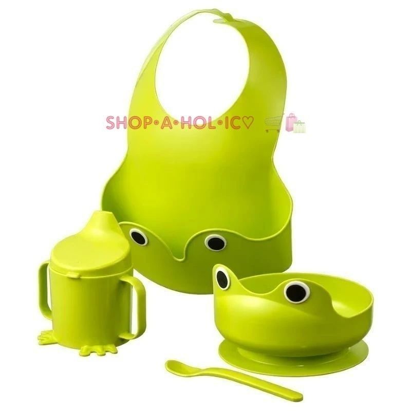 🆕️ Dinnerware Set for Toddler or Babies Green 4pcs (Category: Weaning & Toddler Feeding) located in Paranaque City. Submitted by shopaholic_online_ (Listing ID 1367798554, Image 3). Description: #inParanaque 250/pack❣️last set ONHAND •brand new, sealed & never been used •Length: 30 cm (11 ¾ " inches) Width: 20 cm (7 ⅞ " inches) Height: 10 cm (3 ⅞ " inches) •recommended for all ages •made from harmless plastic, the same material used in baby bott