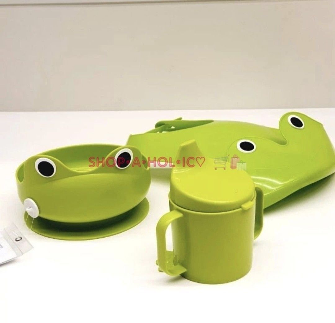 🆕️ Dinnerware Set for Toddler or Babies Green 4pcs (Category: Weaning & Toddler Feeding) located in Paranaque City. Submitted by shopaholic_online_ (Listing ID 1367798554, Image 2). Description: #inParanaque 250/pack❣️last set ONHAND •brand new, sealed & never been used •Length: 30 cm (11 ¾ " inches) Width: 20 cm (7 ⅞ " inches) Height: 10 cm (3 ⅞ " inches) •recommended for all ages •made from harmless plastic, the same material used in baby bott