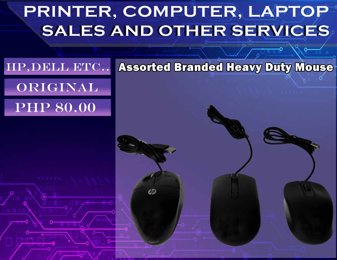 Assorted Branded mouse (Used), Computers & Tech, Parts & Accessories ...