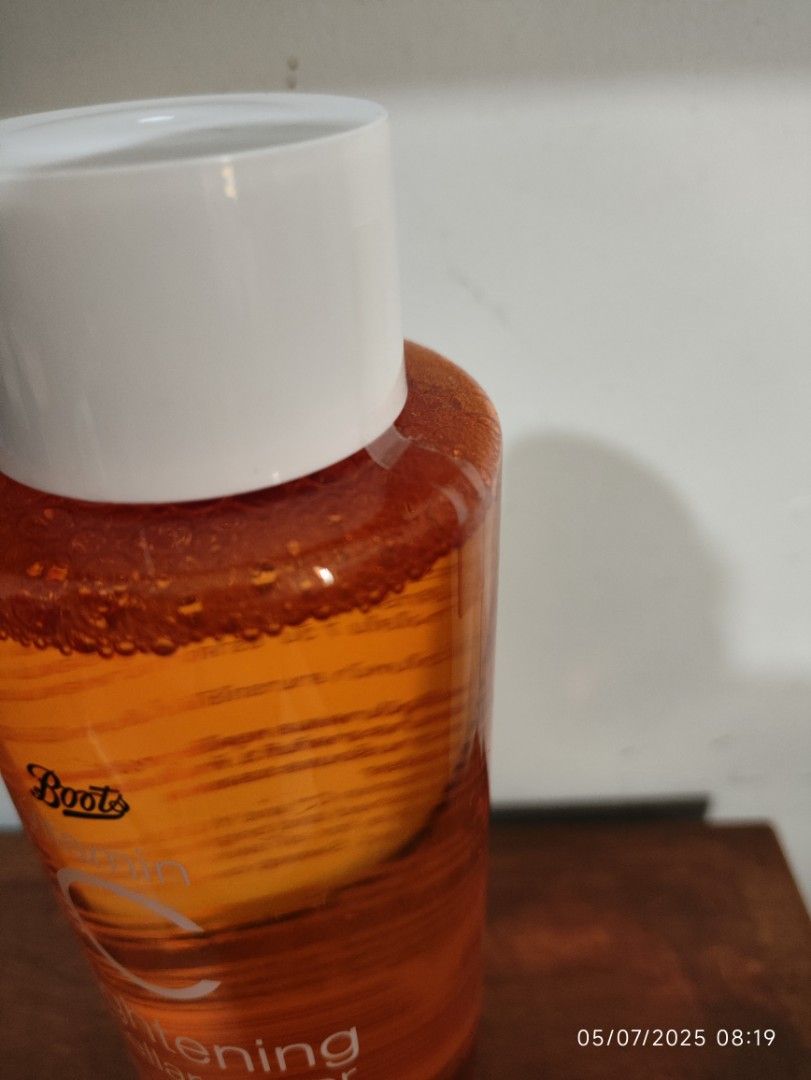 Boots VitC Brightening Miscellar water 400ml (Category: Face Care) located in Quezon City. Submitted by desperateforspace (Listing ID 1367677244, Image 2). Description: BOOTS Vitamin C Brightening Micellar Water – For Brighter Skin in 7 Days Effortlessly cleanse and brighten your skin with BOOTS Vitamin C Brightening Micellar Water. Specially formulated for all skin types, this vegan micellar water is enriched with 2X Vitamin C and Yuzu extract t