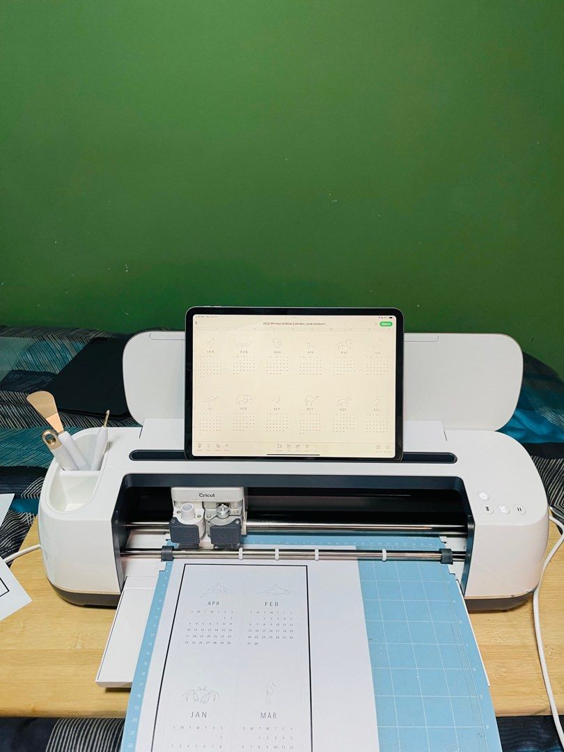 Cricut Maker Machine (with accessories) (Category: Craft Supplies & Tools) located in Antipolo. Submitted by danes96 (Listing ID 1367699568, Image 1). Description: 📓STATIONERY/ JOURNALING DESTASH 📓 Well-loved Cricut precision cutting machine for sale. This slightly used machine was used for paper projects only. Not tested using other materials such as film, plastic, wood, etc. This sale includes a carrying bag, Cricut accessories and an extra c