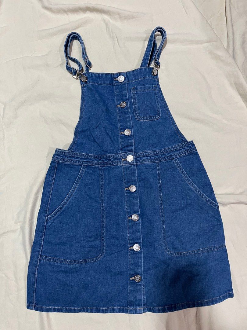 DENIM JUMPER DRESS | STRADIVARIUS (Category: Jumpsuits) located in Quezon City. Submitted by reigney (Listing ID 1367742545, Image 1). Description: DENIM JUMPER DRESS .