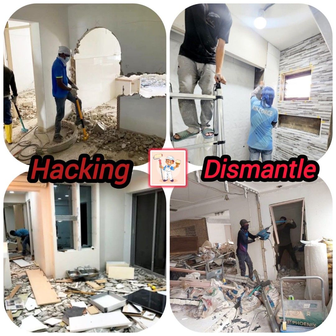 DIRECT CONTRACTOR✅Hacking/Tiling/Dismantle/Disposal/Reinstatement/Dry wall Partition|HDB/LANDED/SHOP/OFFICE etc. Renovation Services62863115389826115
