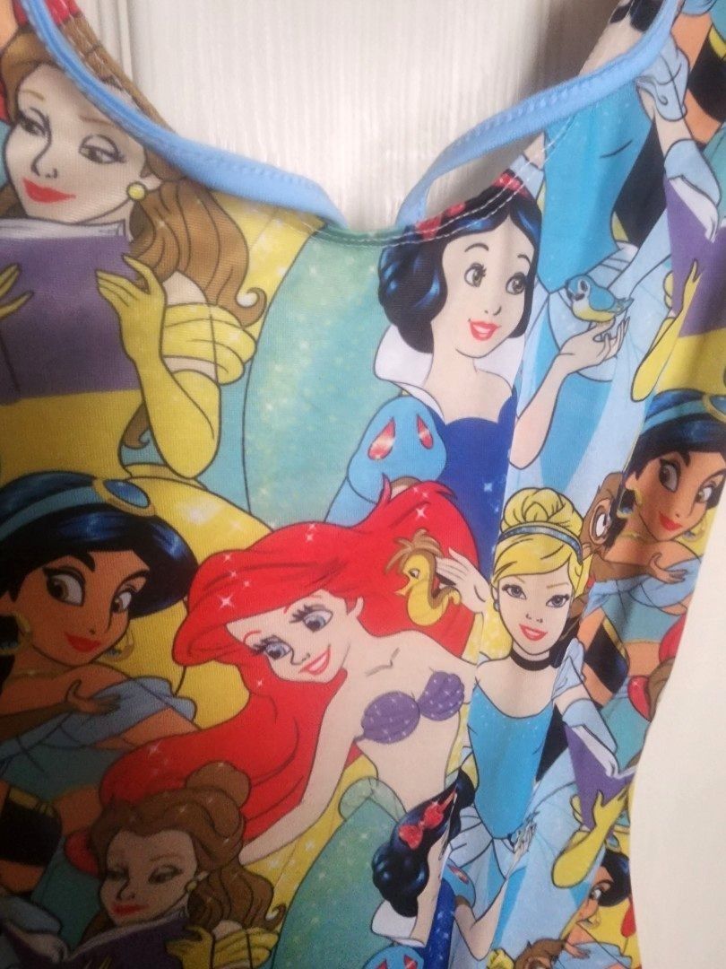 Disney Princesses Swimsuit Bodysuit (Category: Bikinis & Swimsuits) located in Quezon City. Submitted by bbbts1268 (Listing ID 1367681057, Image 3). Description: never worn just kept very cute XS size but can fit S no bra pads.