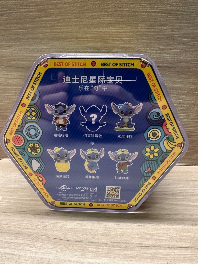 Disney Stitch Potdemiel Blind box Keychain (Category: Plushies & Soft Toys) located in Manila. Submitted by urlocal_seller (Listing ID 1367683093, Image 2). Description: Original Disney Stitch keychain plushie Keychain plushie is clean and box is in good condition.