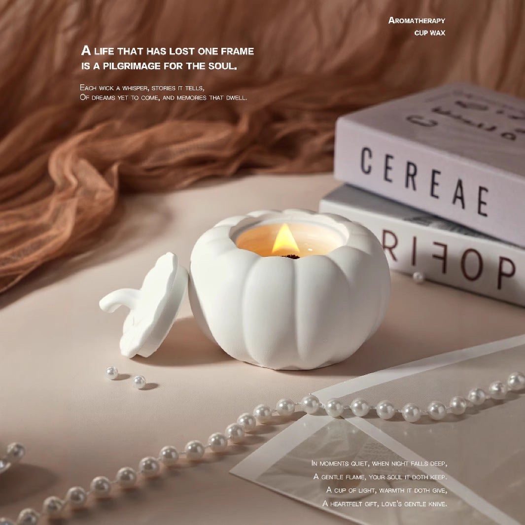 (Ebony Sandalwood)Ceramic Pumpkin Candle with Lid - Home Decor and Gift Ideas (Category: Home Decor) located in Mildura. Submitted by varietyshop_22 (Listing ID 1367679649, Image 3). Description: Shop Now At Variety Shop To View Our Full Range Of Candles And So Much More! www.varietyshop.com.au Delivery 🚚 is calculated at checkout Please allow 3-10 business days for delivery 🚚 as we have no control over courier delays. Embrace the Cozy Vibes wi