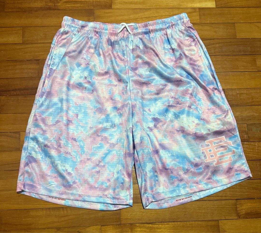 Eric Emanuel Basic Shorts (Category: Shorts) located in Singapore. Submitted by lzy17 (Listing ID 1308551390, Image 1). Description: 🔥 Eric Emanuel Basic EE Shorts 🔥 COLOURWAYS: Pink and Dark Blue USAGE: All used only once or twice for Basketball a long time ago and kept 100% clean in storage ever since 😎 PRICE: $10 each (buy all 3 pairs for $25) ❗️All are M sizes, except pink. I have 2 sizes of pink, XL and L Have any questions? Need more pic