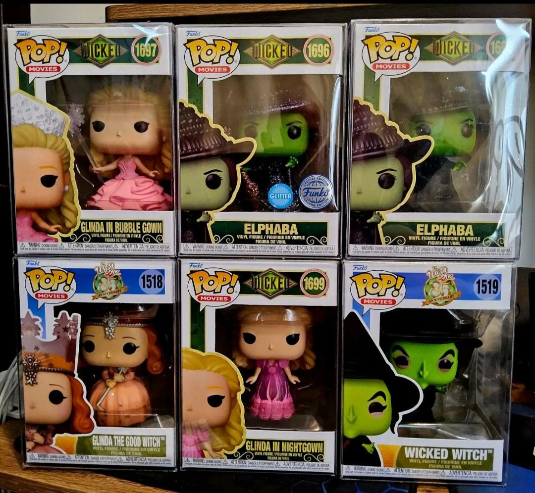 FUNKO POP Wicked and Wizard of Oz Set (Category: Designer & Blind Box Toys) located in Quezon City. Submitted by markolanday238711 (Listing ID 1367678614, Image 1). Description: FUNKO POP Wicked and Wizard of Oz Set. Never open. Comes with thick protector..