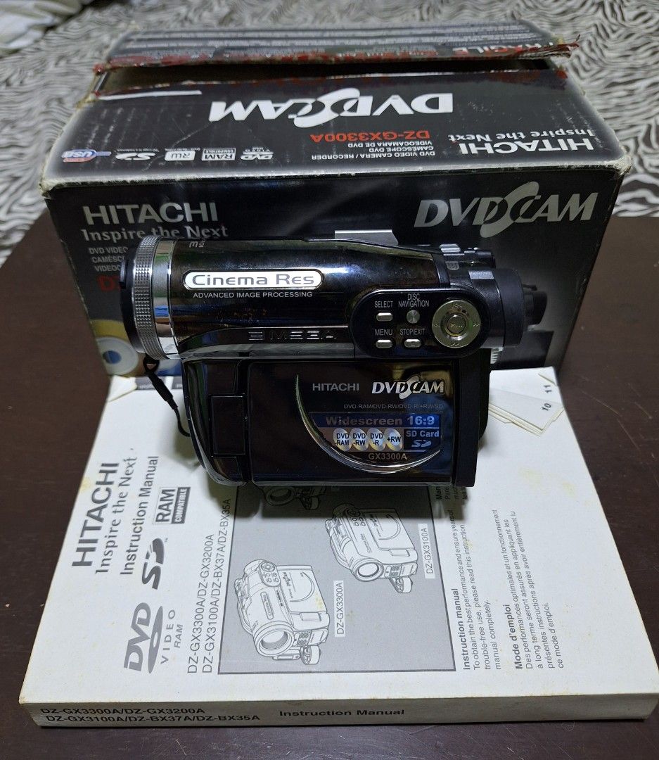 Hitachi Dvd Camera (Category: Video Cameras) located in Manila. Submitted by ags028705 (Listing ID 1367848756, Image 1). Description: Unit is like new only issue is i lost the battery so whoever gets it needs to order one charger as well.