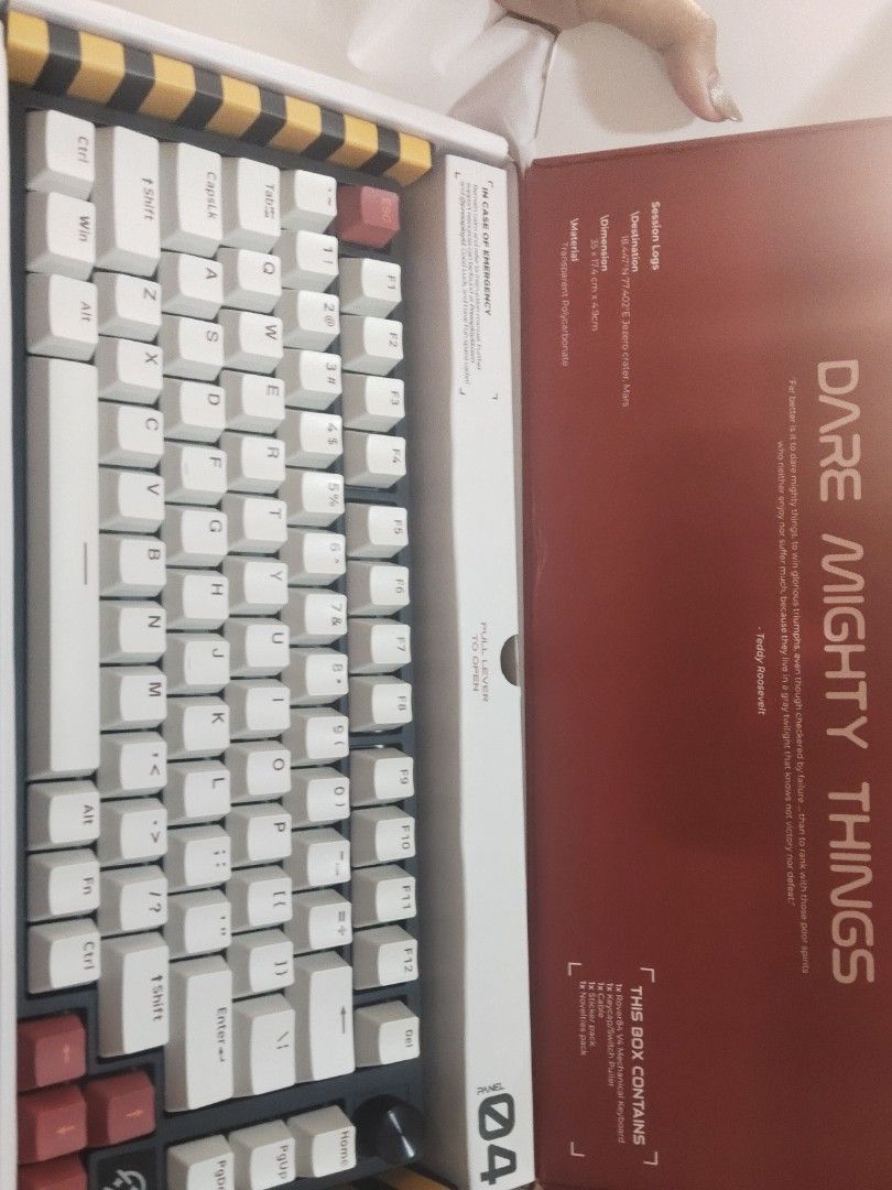 Keyboard Bluetooth Rover 84 lite, Elektronik, Bagian Komputer ...