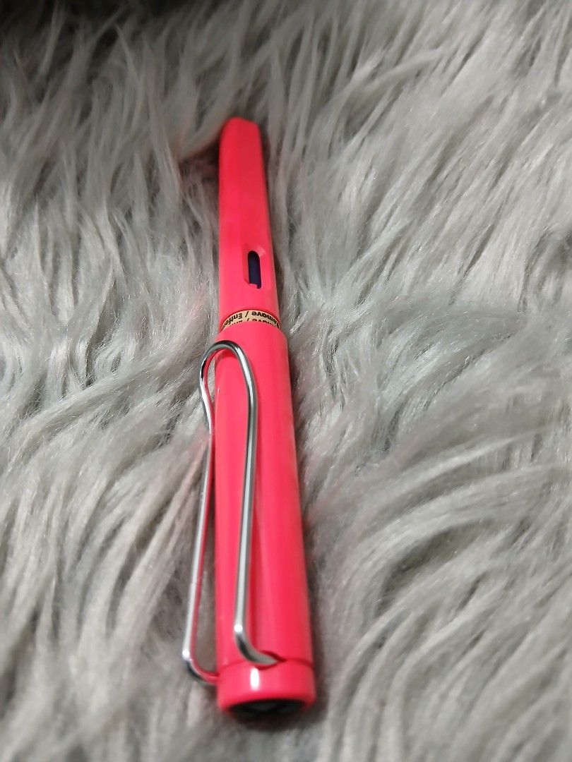 LAMY SAFARI Neon Coral (Category: Stationery & School Supplies) located in Manila. Submitted by dories12d57986 (Listing ID 1367811085, Image 3). Description: •Brandnew no box *Please see other pics for details.