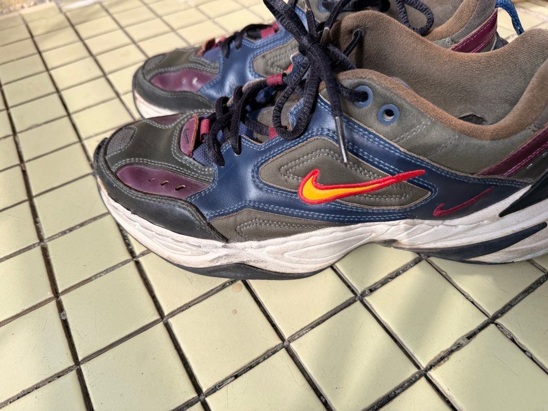 nike m2k tekno midnight navy bordeaux