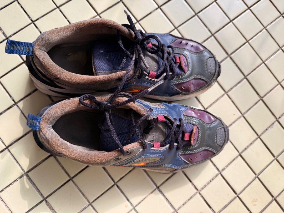 nike m2k tekno midnight navy bordeaux