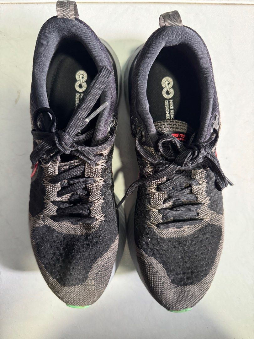 Nike React Infinity 3 (Category: Sneakers) located in Singapore. Submitted by dsyn7 (Listing ID 1367699121, Image 3). Description: Nike React Infinity 3 Flyknit Used <10 times as I bought new running shoes. Stay on your feet with soft and supportive cushioning, built to help keep you on the run. A wider forefoot and higher foam stacks provide cushioning to help keep you fresh, giving you the peace of mind to pound the pavement every day. The spri