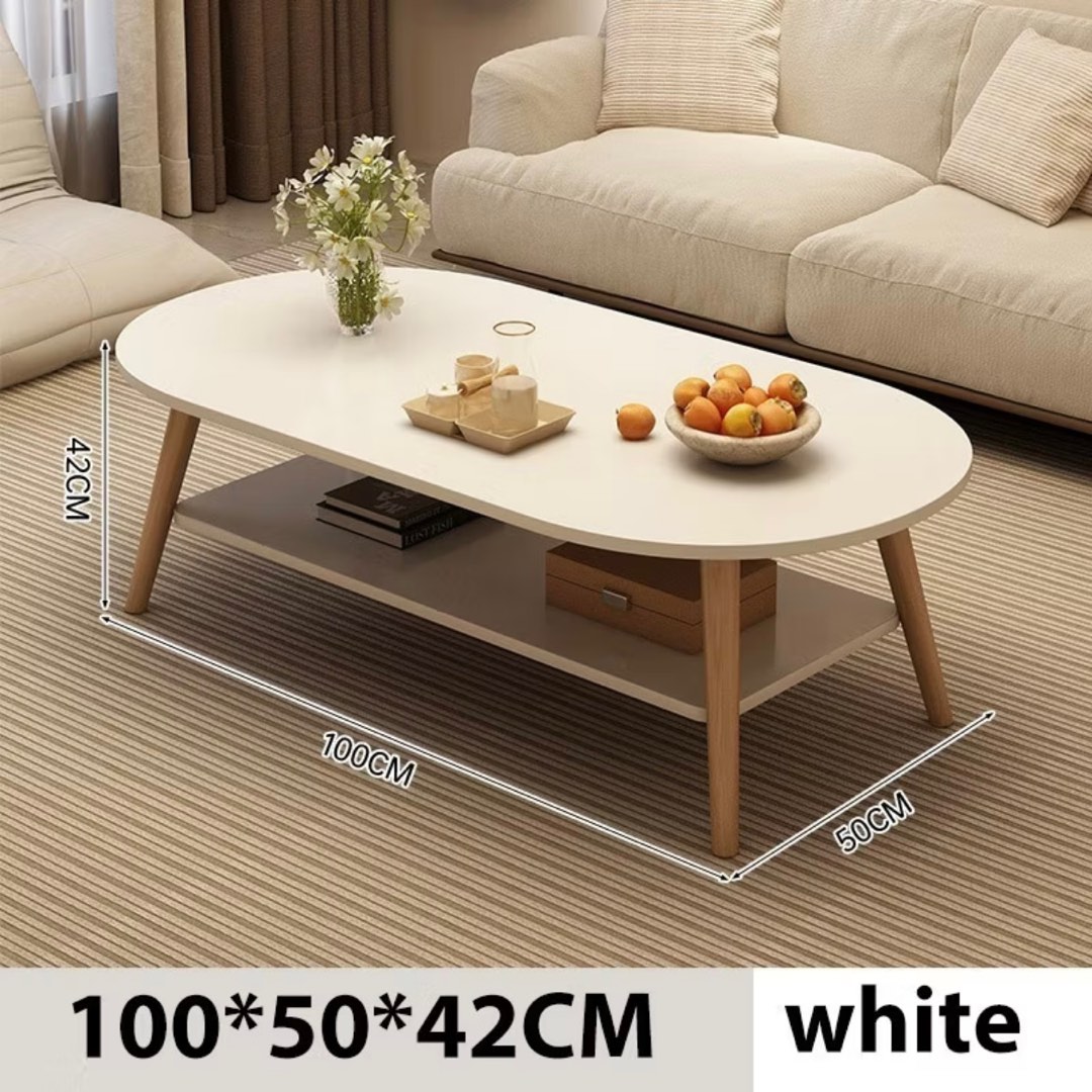 Oval Coffee Table Desk | Living Room Center Table | Modern Sofa Tea ... - Low Cost Minimalist Coffee Table Rentals