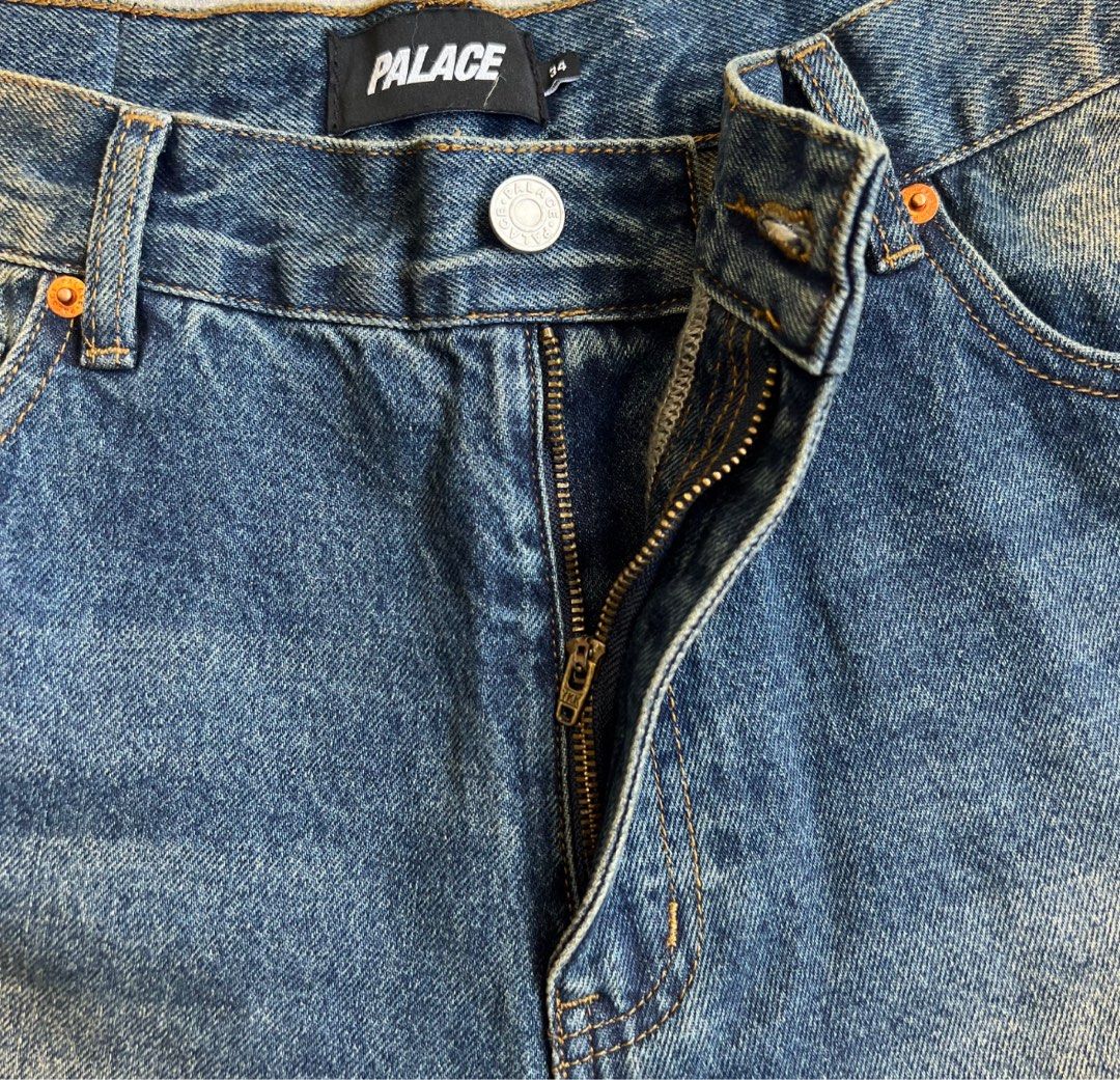 PALACE P90 BAGGY JEAN SAND WASH INIDGO P90 Baggy Jean Indigo Wash