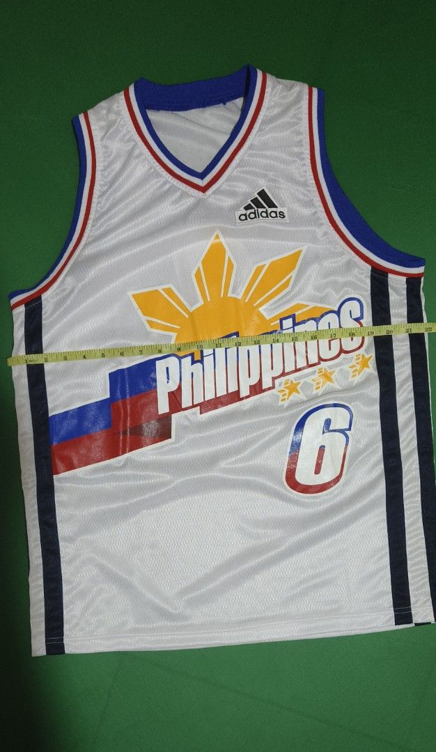 PBA Team Philippines Lastimosa Jersey (Category: Activewear) located in Cainta. Submitted by jeffello (Listing ID 1367758119, Image 3). Description: For sale only. Custom made. Size: Medium adult Sizing measurement already shown. Fixed price. Mode of payment: Gcash Grab or Lalamove pick up only Item location: Karangalan Gate 2 Cainta Rizal.