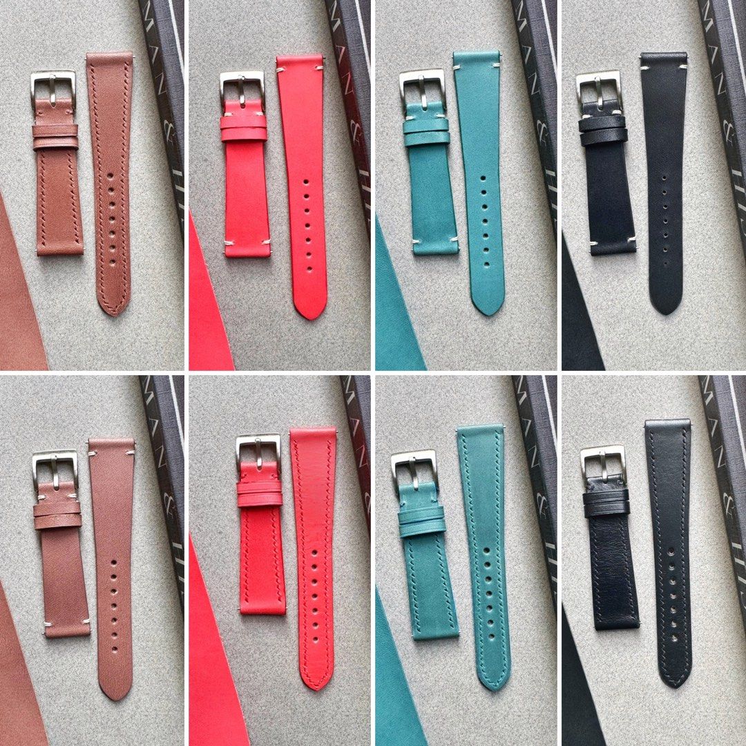 Premium Handmade Vachetta Leather Watch Straps (Category: Luxury Watches) located in Las Pinas. Submitted by frewx (Listing ID 1367678390, Image 3). Description: Proudly Handmade in the Philippines TIMEBAUBLES straps are meticulously and proudly handmade in the Philippines from fine, exquisite genuine leathers. Made in-house by our small group of dedicated Artisans. We hand select our leathers, hand cut them, hand sewn and hand finished. Vachetta