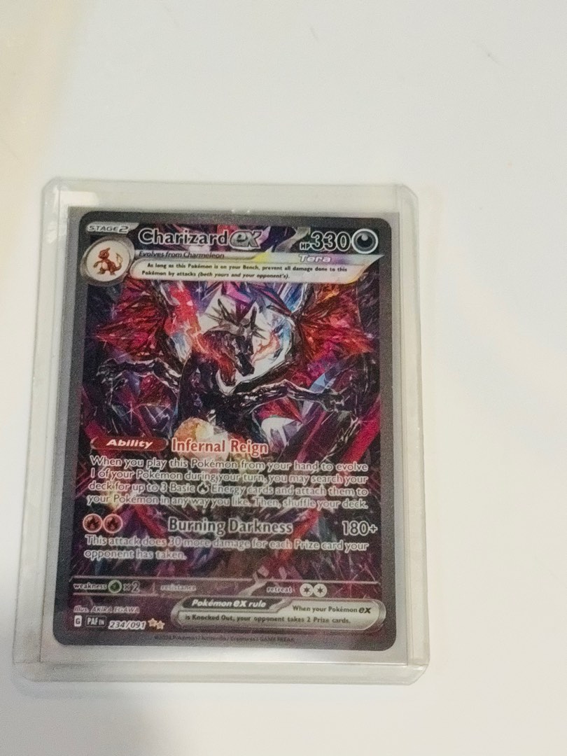 PSA 10 Graded Slab 2024 Pokémon Paldean Fates English Charizard EX
