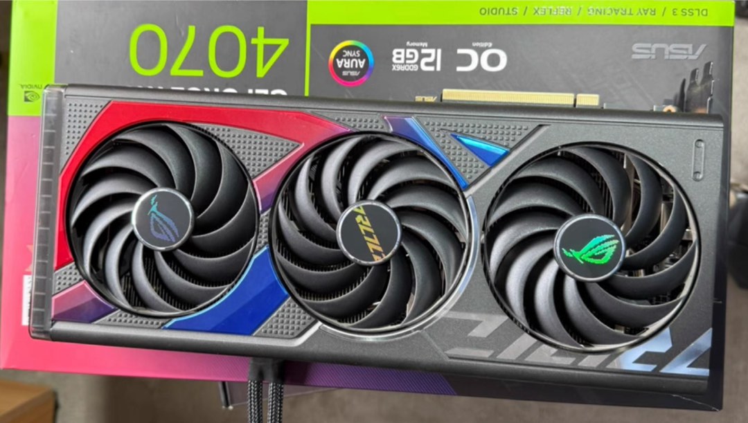 [RARE] RTX 4070 ROG STRIX 12GB GDDR6X GPU, Computers & Tech, Parts ...